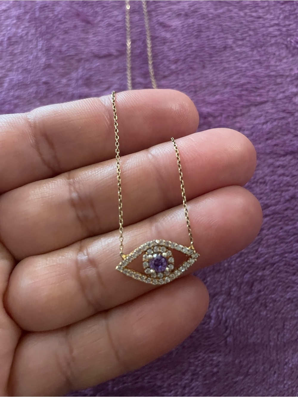 925 silver chain with 14k gold plated. 8.5 Inch